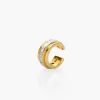 Baguette Cubic Zirconia Ear Cuff - Gold Vermeil