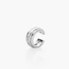 Baguette Cubic Zirconia Ear Cuff - Silver