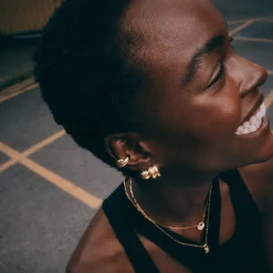 Billow Cuff Earring - Gold Vermeil