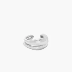 Billow Cuff Earring - Silver