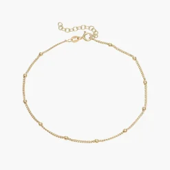Bobble Chain Anklet/Bracelet - Gold Vermeil