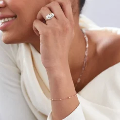 Bobble Chain Anklet/Bracelet- Rose Gold Vermeil