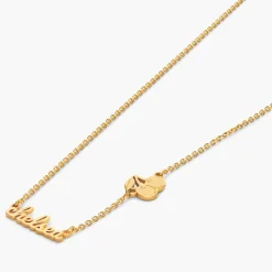 Charm Me Name Necklace - Gold Vermeil