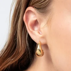 Classic Dome Huggie - Gold Vermeil