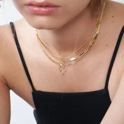 Classic Paperclip Chain Necklace - Gold Vermeil