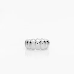 Croissant Ear Cuff - Silver