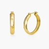 Dainty Hoop Earrings - 10K Solid Gold