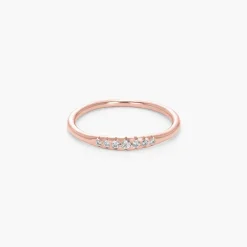 Darleen Diamond Ring - Rose Gold Plated