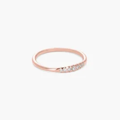 Darleen Diamond Ring - Rose Gold Plated