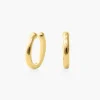 Ear Cuff Cartilage Hoop Earrings - Gold Plated