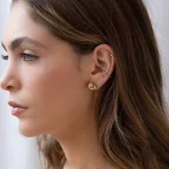 Forget Me Knot Earrings - Gold Plated