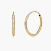 Huggie Hoop Earrings - 10K Solid Gold