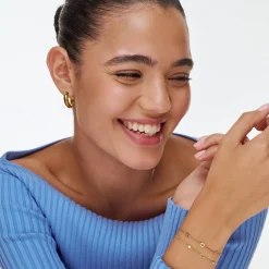 Inez Initial Bracelet/Anklet - Gold Vermeil