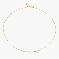 Inez Initial Necklace - Gold Vermeil
