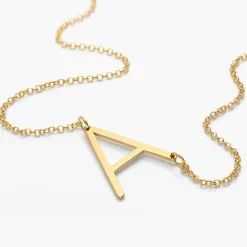 Initial Necklace - Gold Vermeil