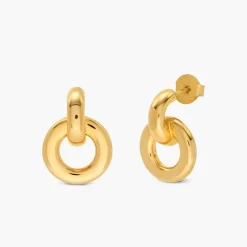 Interlace Earrings - Gold Vermeil