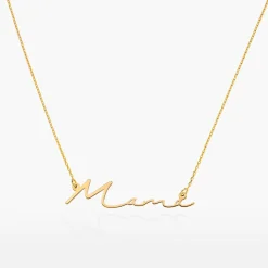 Mon Petit Name Necklace - Gold Plated