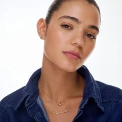 Mon Petit Name Necklace - Gold Vermeil