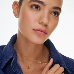 Mon Petit Name Necklace - Gold Vermeil