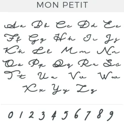 Mon Petit Name Necklace - Gold Vermeil