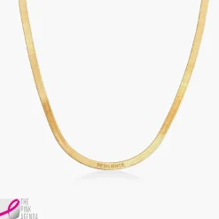 Oak and Luna x The Pink Agenda Herringbone Necklace