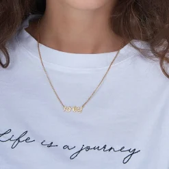 Pixie Name Necklace - Gold Plated
