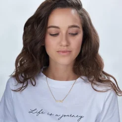 Pixie Name Necklace - Gold Plated