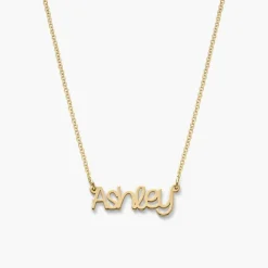 Pixie Name Necklace - Gold Vermeil