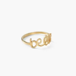 Pixie Name Ring - Vermeil