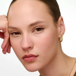 Play it By Ear Link Earrings - Gold Plated