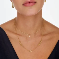 Real Love Multiple Name Necklace - Gold Vermeil