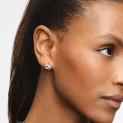 Small Billow Earrings - Silver