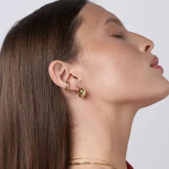 Small Classic Huggie - Gold Vermeil