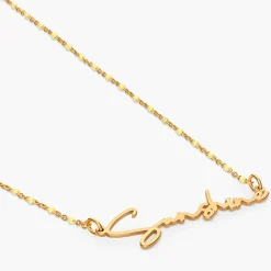 Soltale Butter Belle Name Necklace - Gold Vermeil