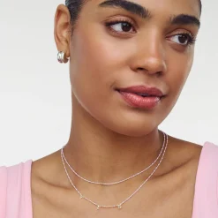 Soltale Lavender Enamel Chain- Silver