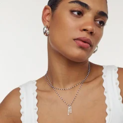 Soltale Royal Blue Enamel Chain- Silver