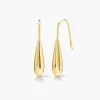 Teardrop Dangle Earrings - Gold Plated