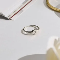 Tony Custom Initial Ring - Silver